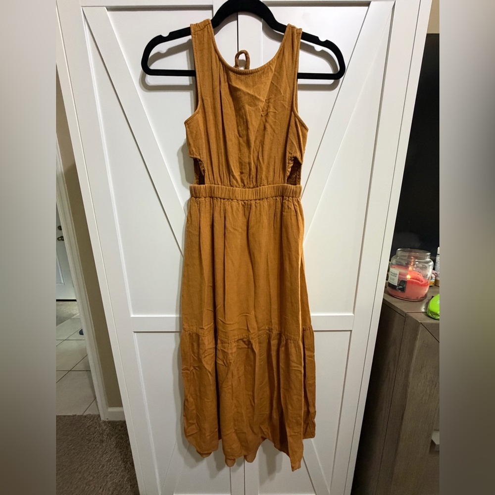 Sincerely Jules Sleeveless Maxi Dress in Mustard Gold